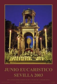 Procesión Eucarística de San Gonzalo. Custodia de la Hermandad de San Isidoro Foto: Rafael Alcázar Otero