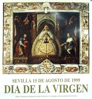 La Virgen de los Reyes con San Hermenegildo y San Fernando. Reales Alcázares de Sevilla ©Patrimonio Nacional