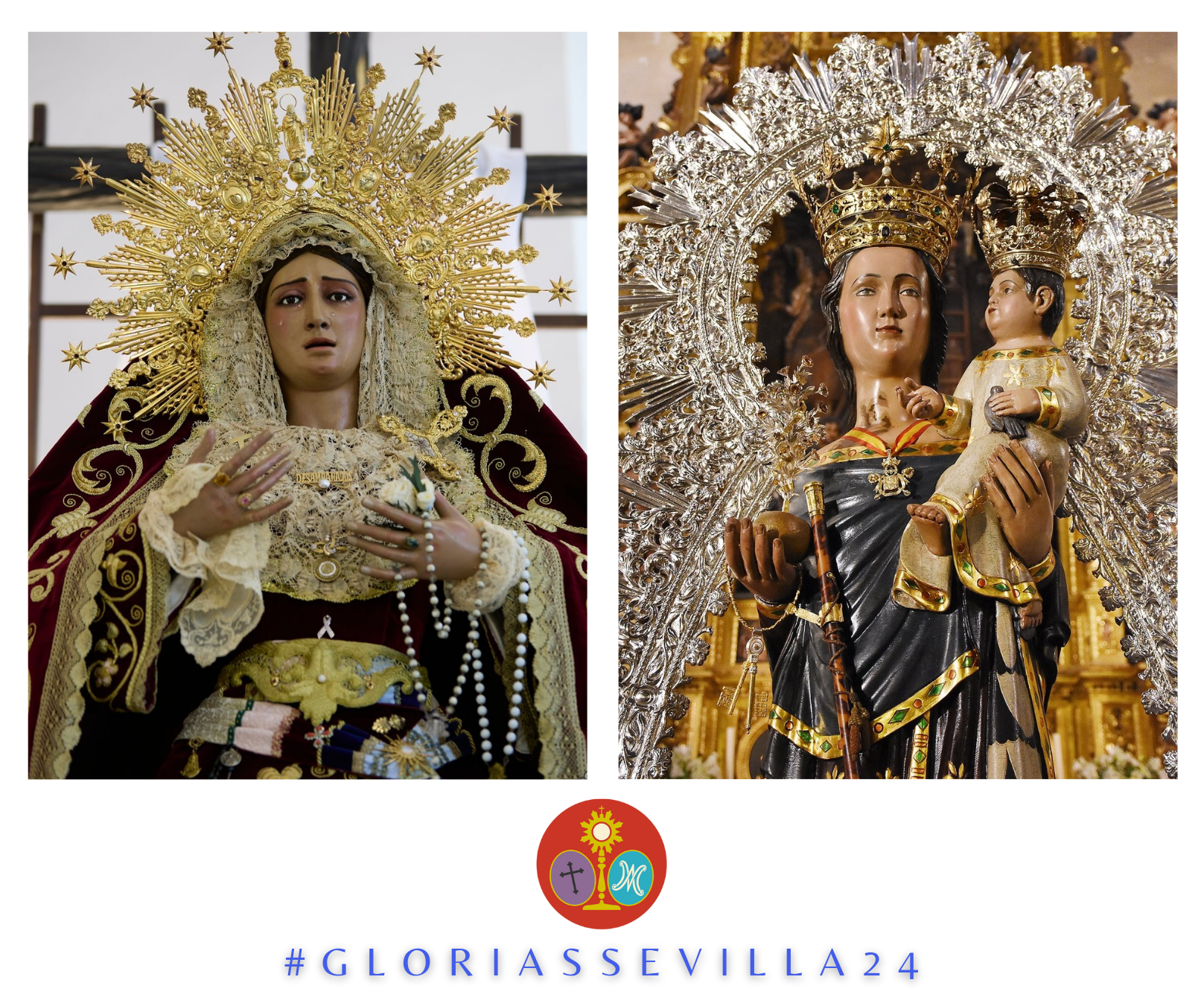 HERMANDADES DE GLORIA QUE PROCESIONAN EL DÍA 25 DE MAYO